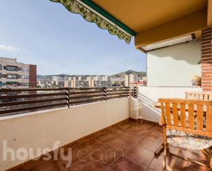 Bedroom of Flat for sale in  Barcelona Capital  with Air Conditioner, Parquet flooring and Terrace