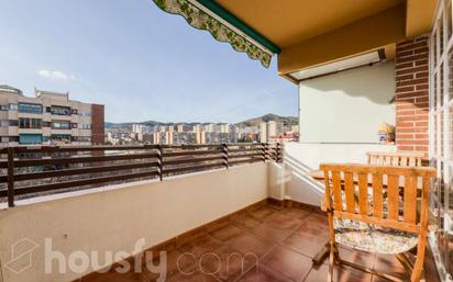 Bedroom of Flat for sale in  Barcelona Capital  with Air Conditioner, Parquet flooring and Terrace