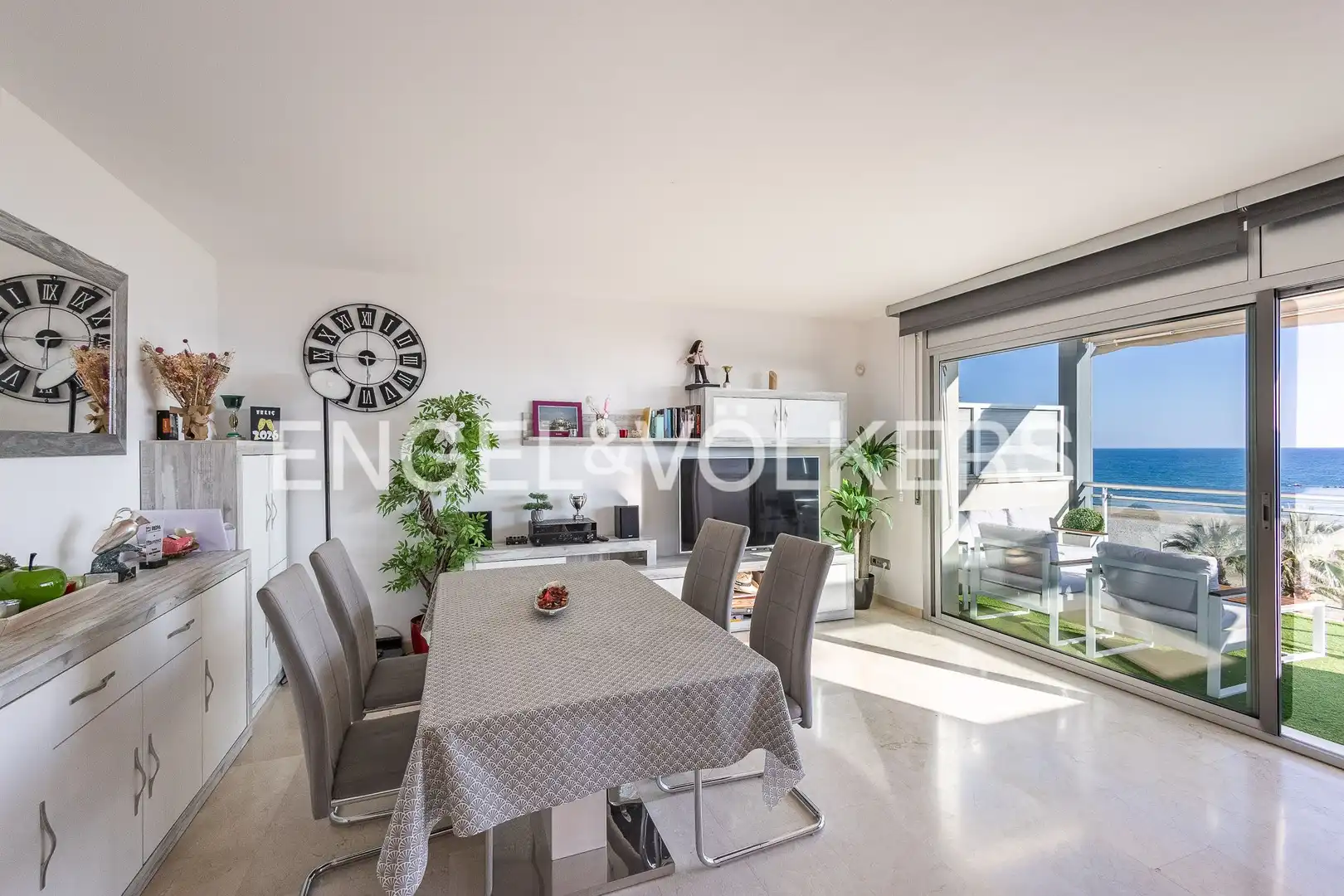 Dining room of Attic for sale in Cubelles  with Air Conditioner, Heating and Private garden