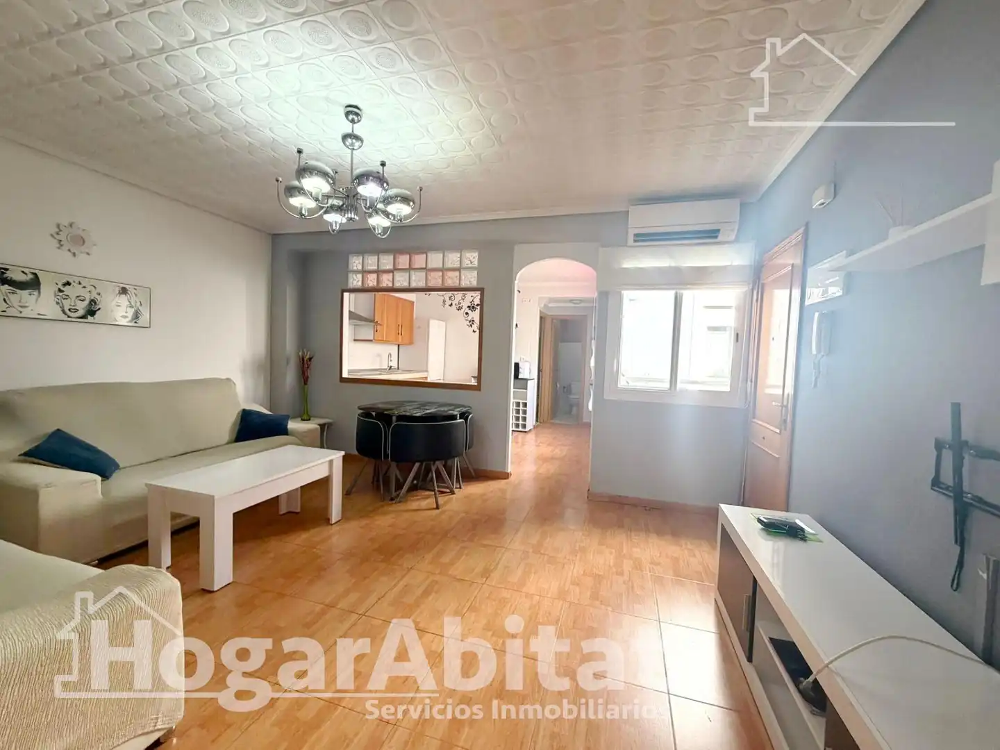Sala d'estar de Pis en venda en Sagunto / Sagunt amb Aire condicionat i Balcó