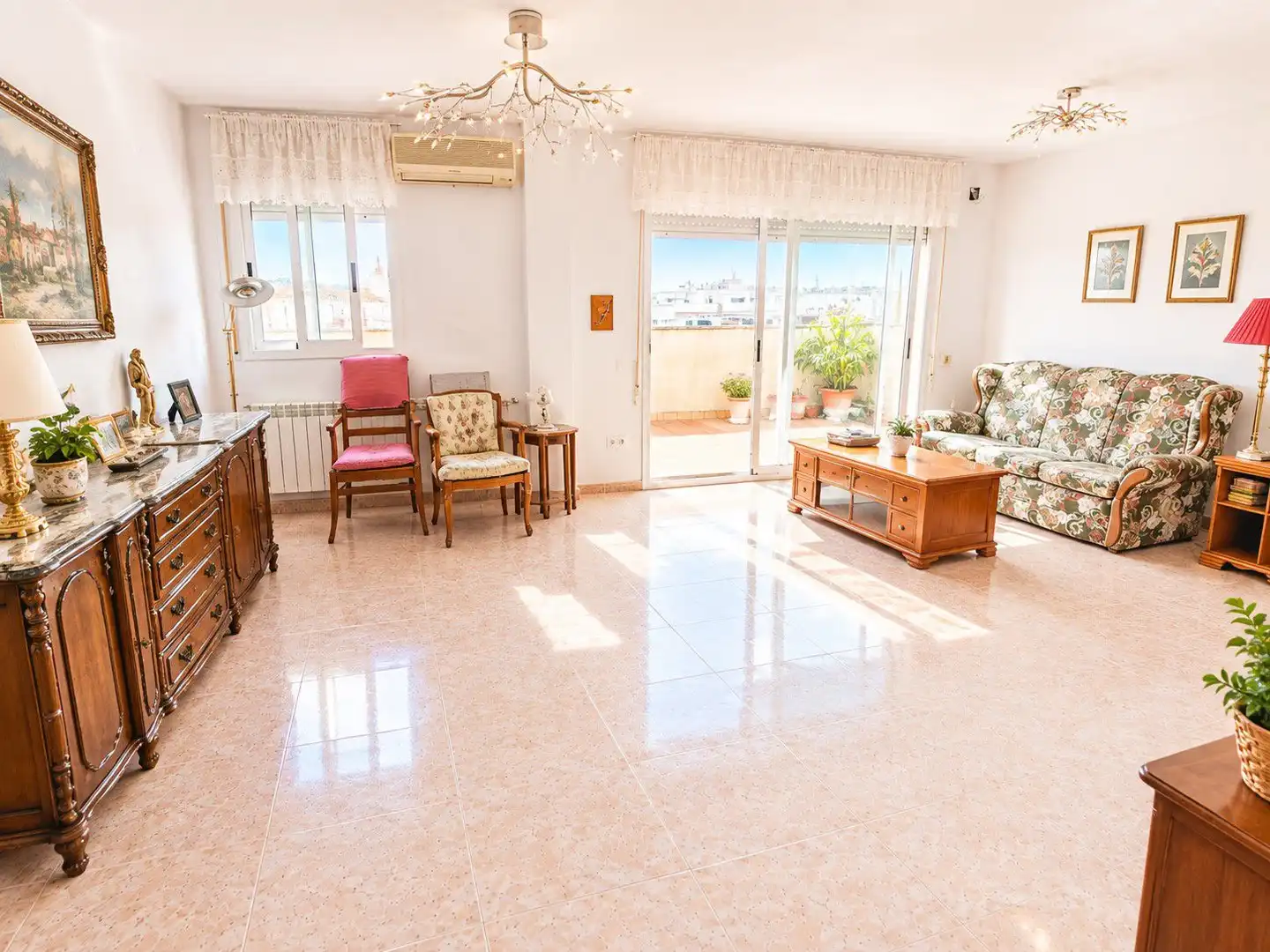 Living room of Attic for sale in El Vendrell  with Air Conditioner, Heating and Terrace