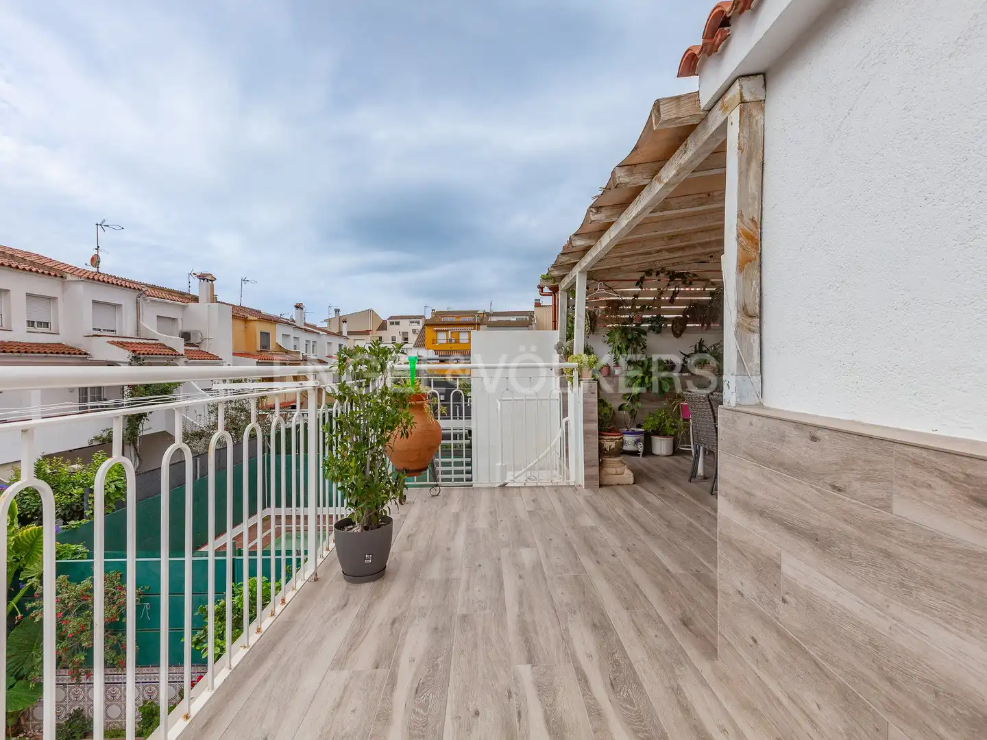 Terraza de Casa adosada en venta en Pineda de Mar con Aire acondicionado, Calefacción y Terraza