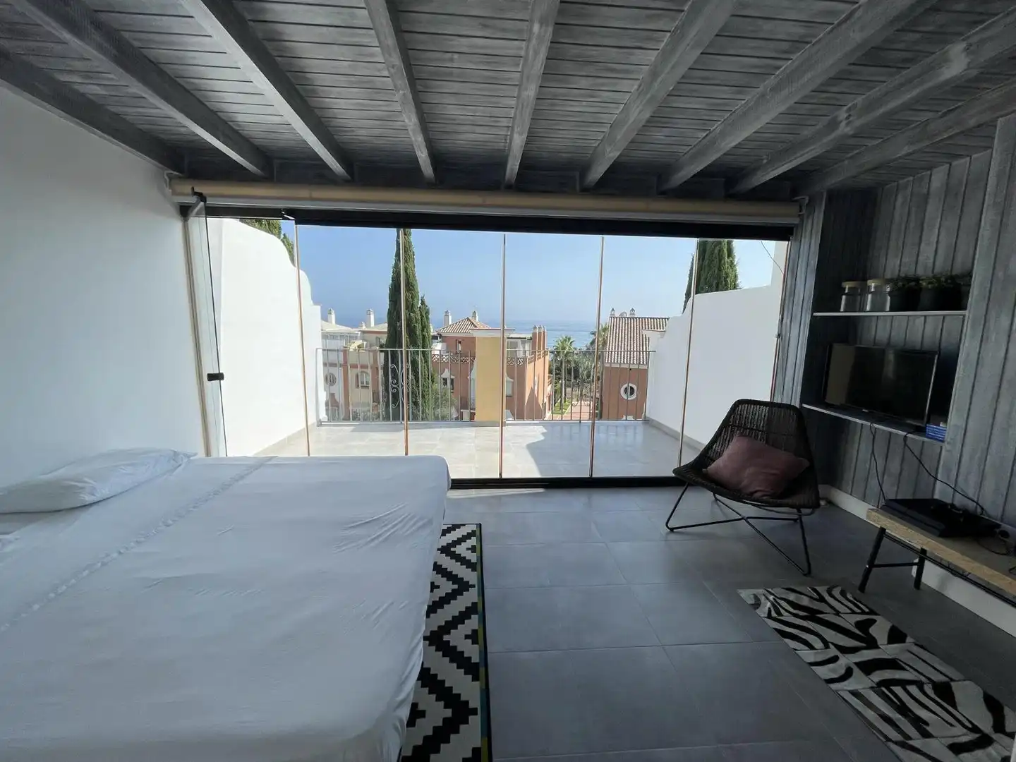 Dormitori de Casa o xalet de lloguer en Marbella amb Aire condicionat, Calefacció i Terrassa
