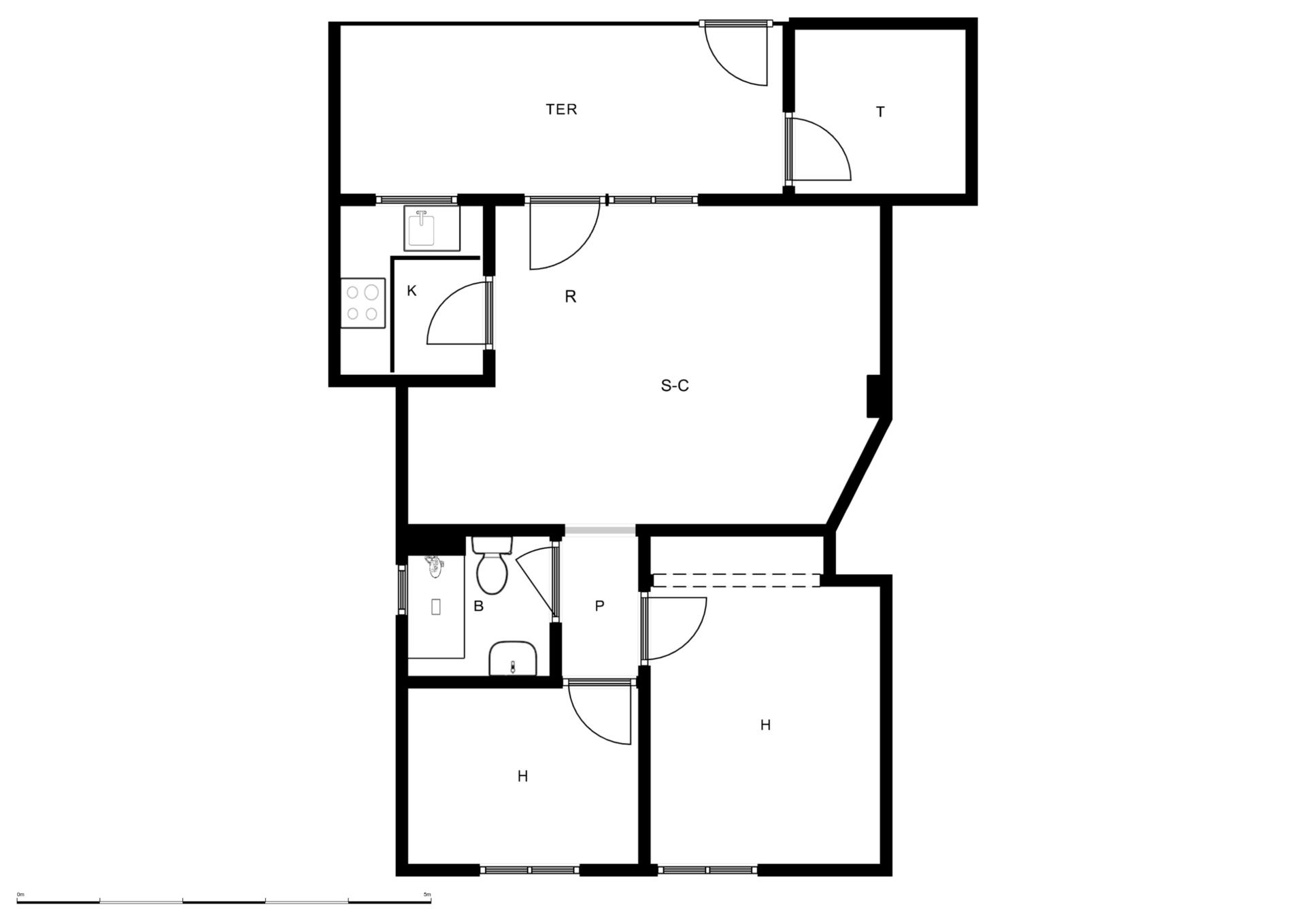 Piso en venta en Castelldefels con Jardín privado, Terraza y Piscina