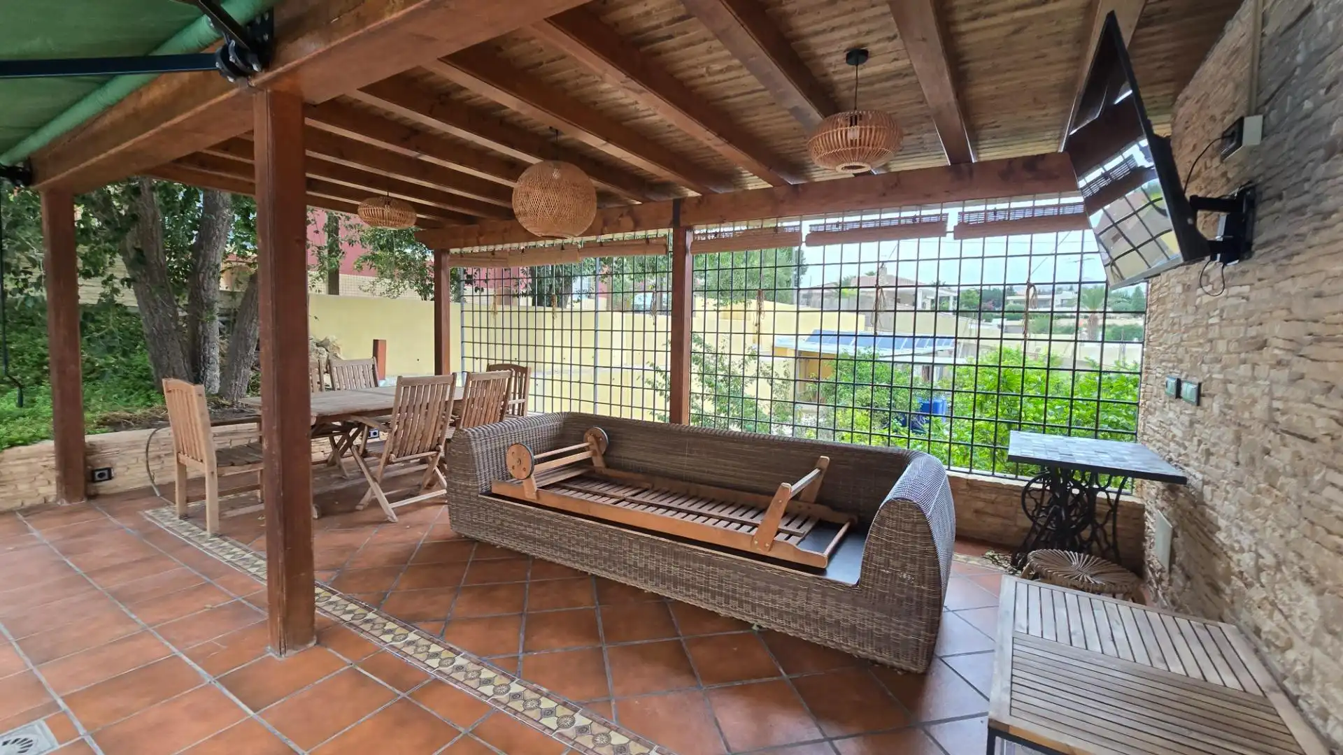 Terraza de Casa o chalet en venta en Partidas de Alicante