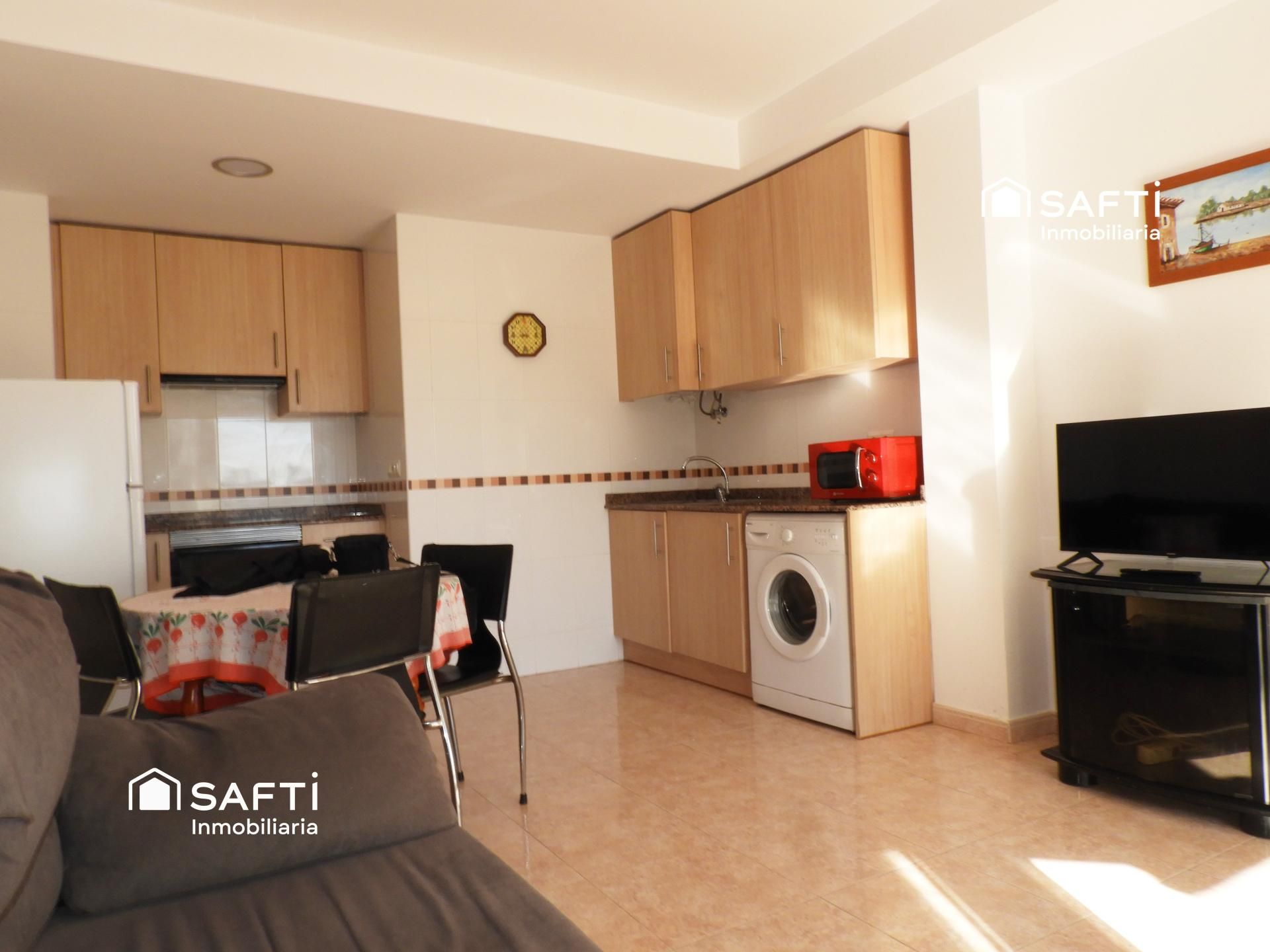 Cocina de Apartamento en venta en Chilches / Xilxes con Aire acondicionado, Calefacción y Terraza