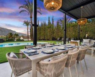 Terrassa de Casa o xalet de lloguer en Marbella amb Aire condicionat, Jardí privat i Terrassa