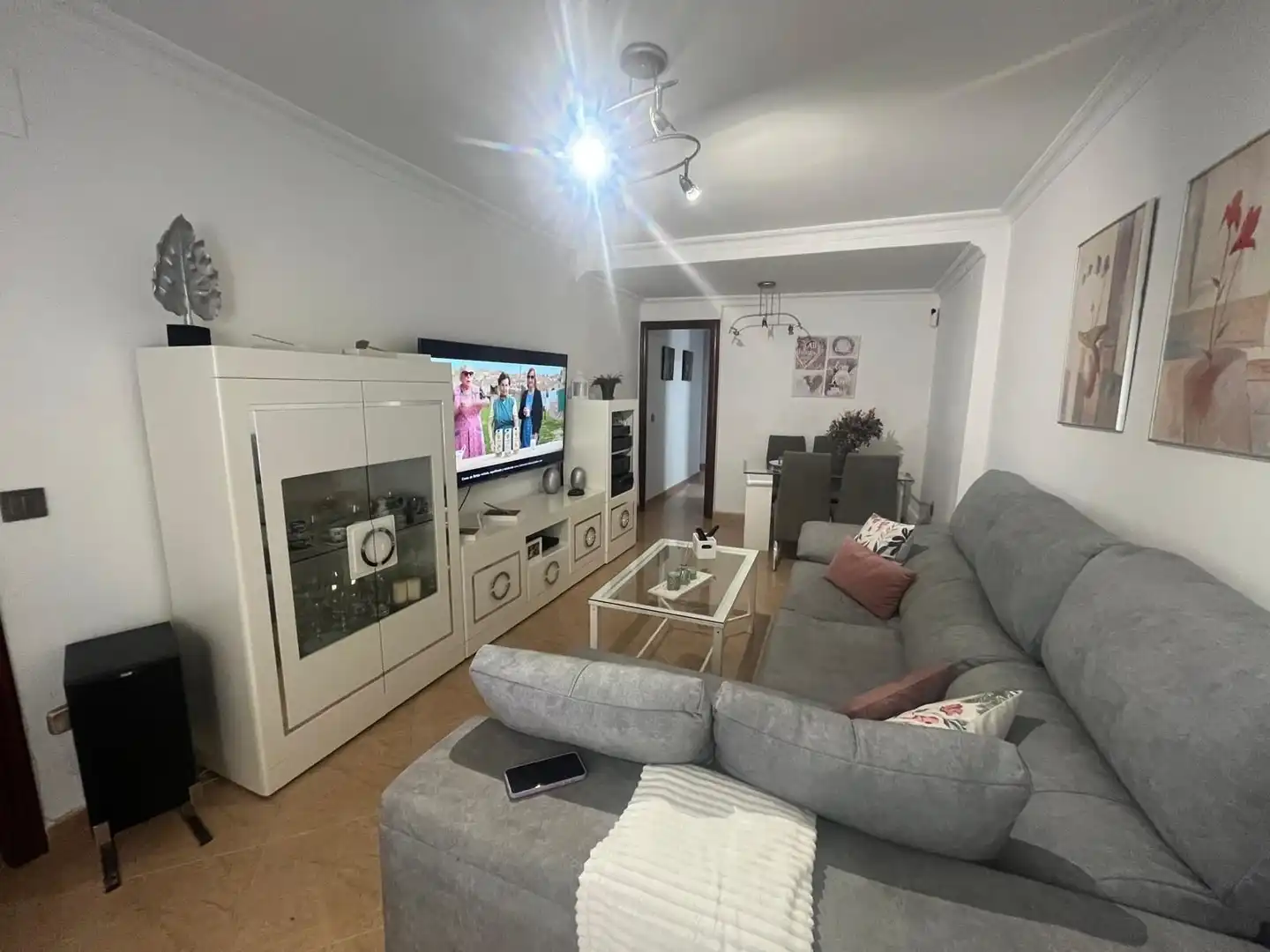 Sala de estar de Piso en venta en Huelva con Aire acondicionado y Calefacción