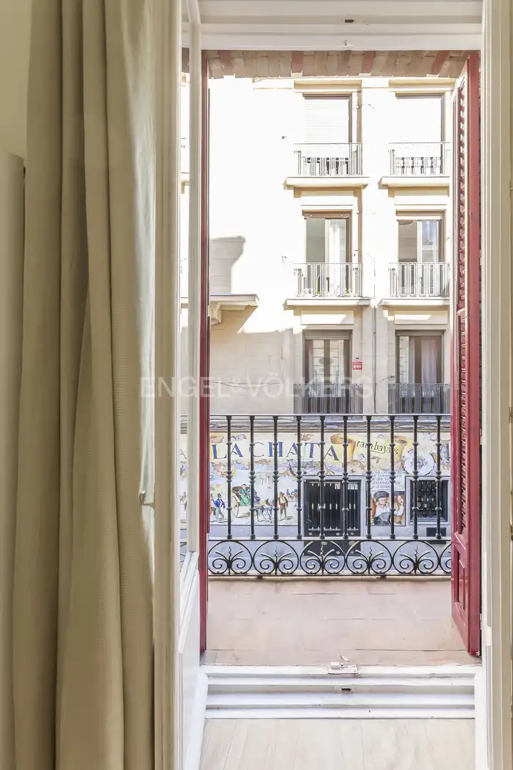 Terraza de Apartamento de alquiler en Madrid con Aire acondicionado, Calefacción y Amueblado
