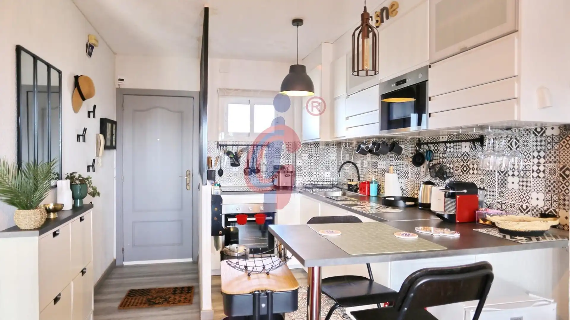 Cocina de Apartamento en venta en Guardamar del Segura con Aire acondicionado, Terraza y Amueblado