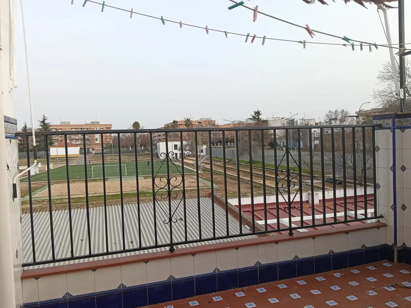 Terrace of Flat for rent in Almendralejo  with Air Conditioner, Heating and Parquet flooring