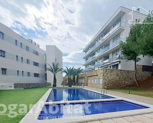 Swimming pool of Flat for sale in Oropesa del Mar / Orpesa  with Air Conditioner, Heating and Private garden