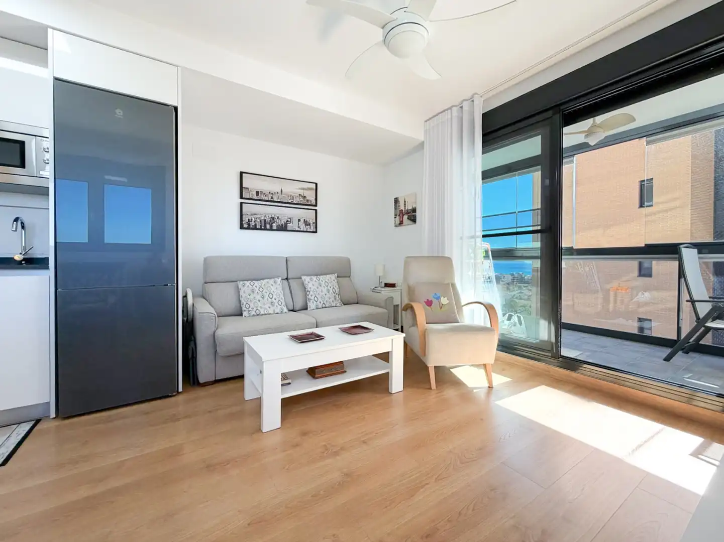 Sala de estar de Apartamento en venta en El Campello con Aire acondicionado, Trastero y Piscina