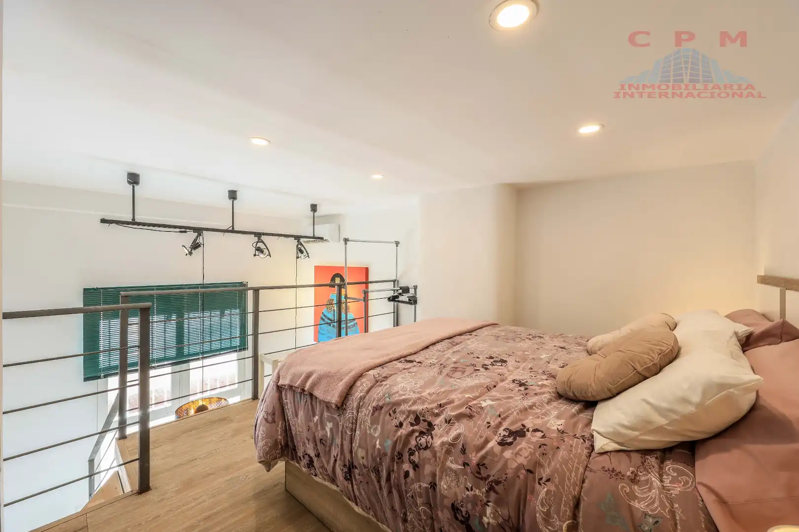 Schlafzimmer von Wohnung zur Miete in Madrid mit Klimaanlage, Heizung und Parkett