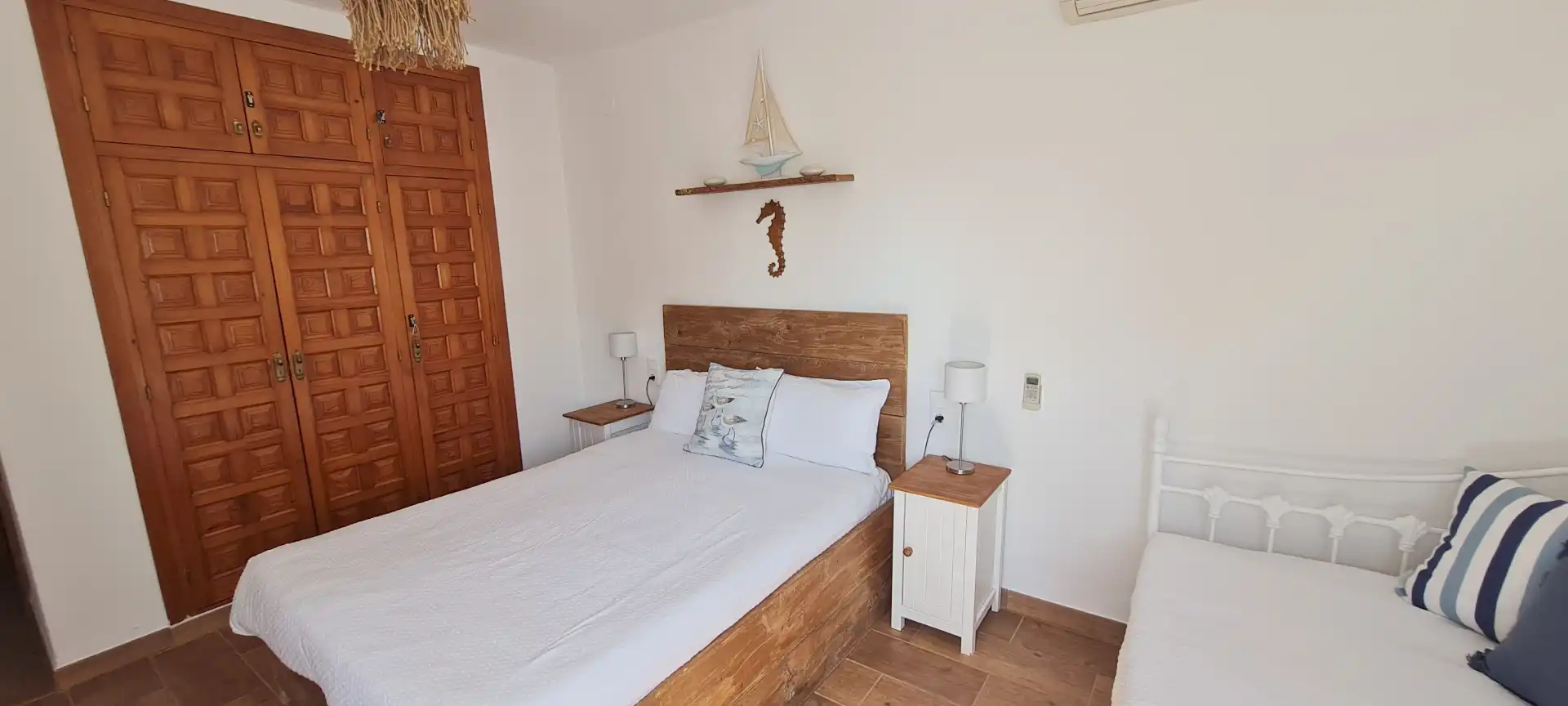 Schlafzimmer von Haus oder Chalet zum Verkauf in Calpe / Calp mit Klimaanlage, Privatgarten und Abstellraum
