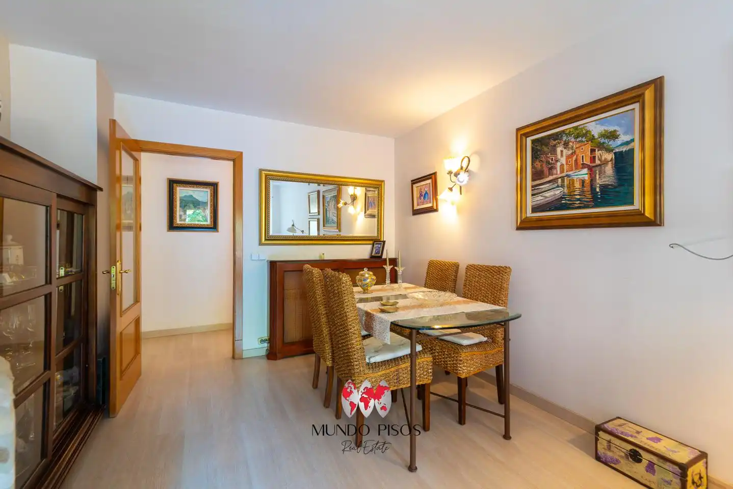 Dining room of Flat for sale in  Palma de Mallorca  with Air Conditioner, Heating and Parquet flooring