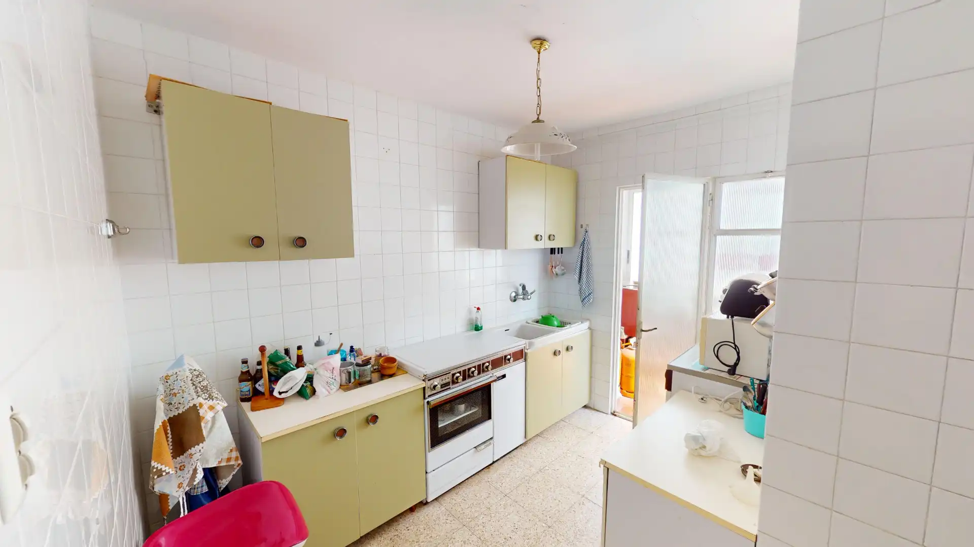 Kitchen of Flat for sale in Alicante / Alacant  with Air Conditioner, Furnished and Balcony