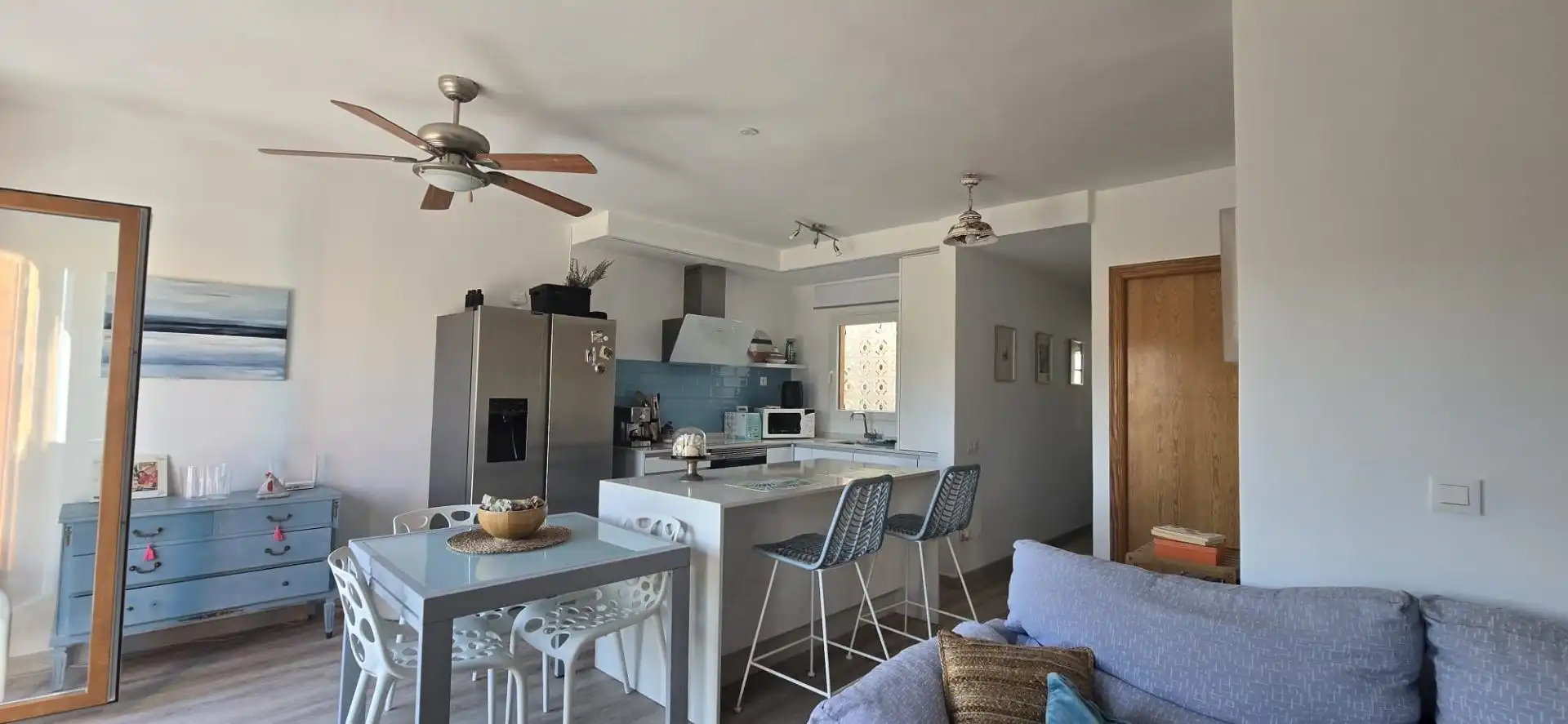 Cuina de Apartament en venda en Mazarrón amb Aire condicionat, Parquet i Moblat