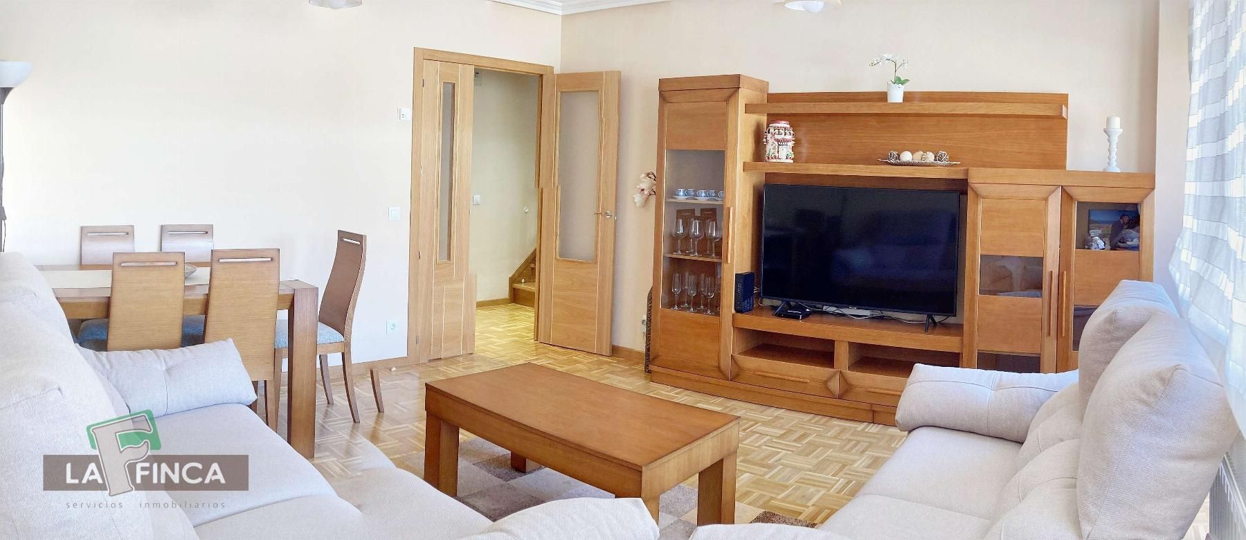 Living room of Duplex for sale in Llanera  with Parquet flooring, Terrace and Storage room