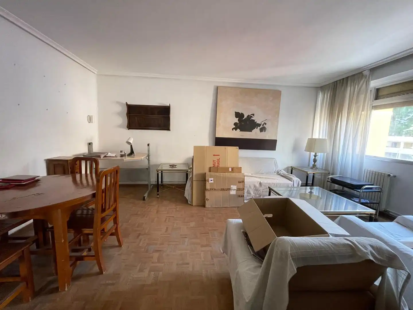 Living room of Flat for sale in Madrid  with Air Conditioner and Heating
