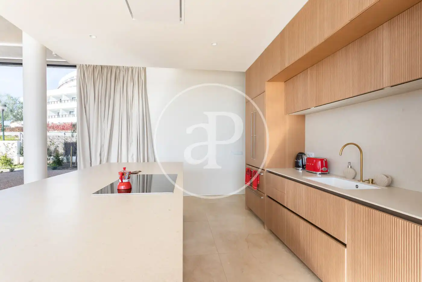 Kitchen of Houses for rent in Sitges  with Air Conditioner, Heating and Private garden