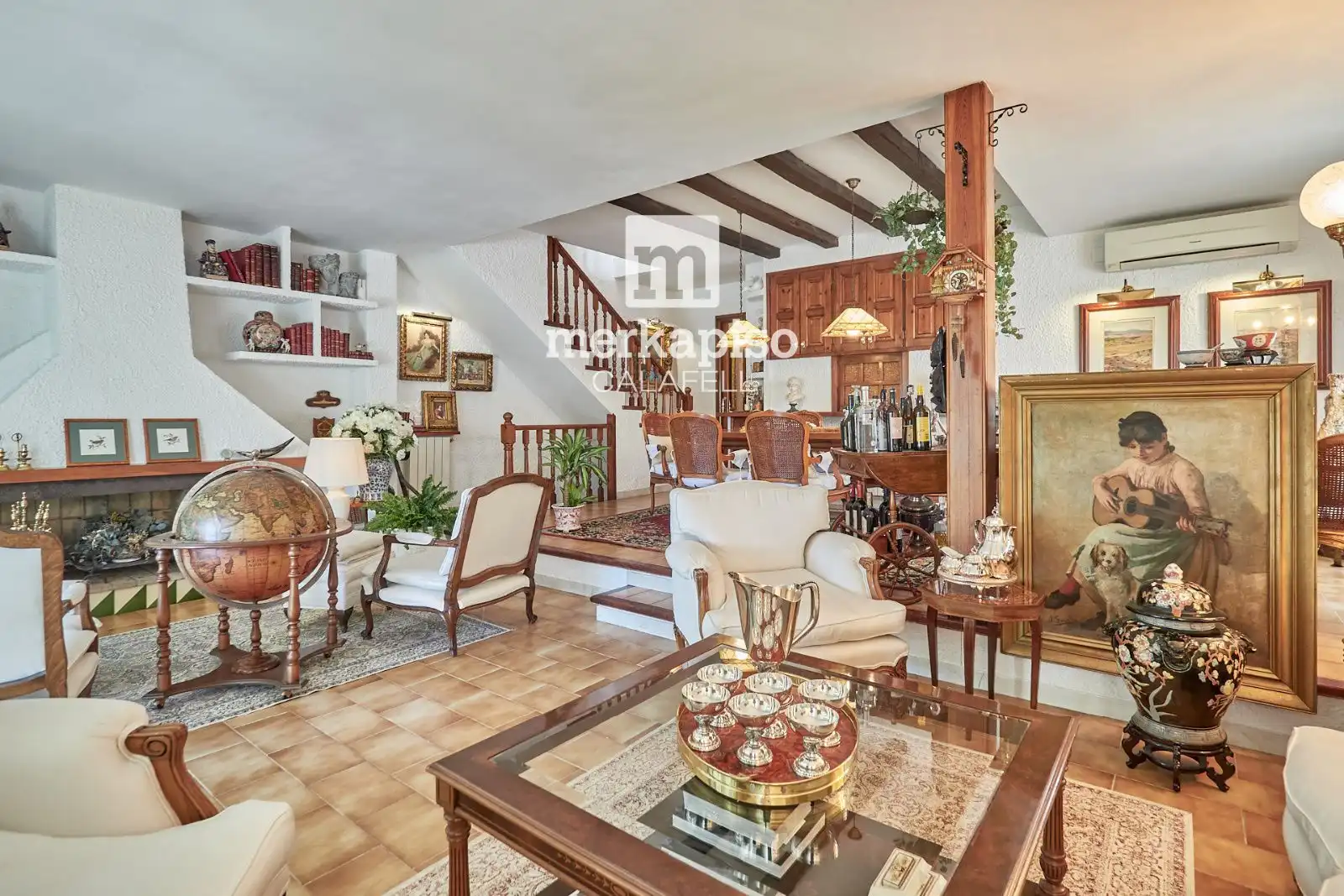 Living room of Detached homes for sale in Calafell  with Air Conditioner, Heating and Terrace