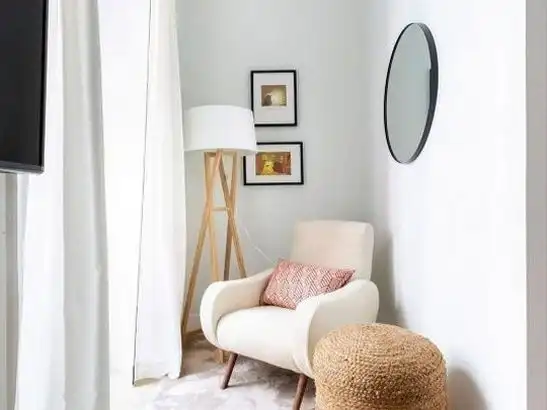 Sala de estar de Apartamento para compartir en Cabo Blanco