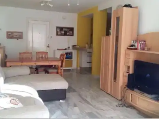 Living room of Flat for rent in Torrox  with Air Conditioner and Swimming Pool