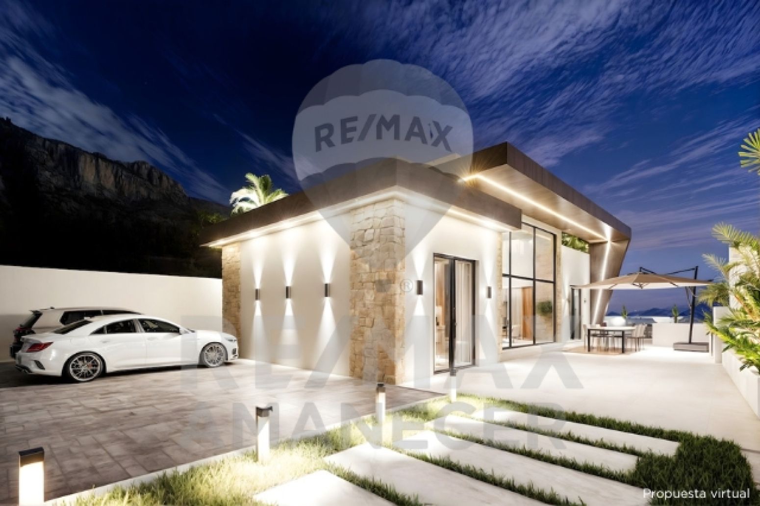 Exterior view of House or chalet for sale in Polop  with Heating, Private garden and Swimming Pool