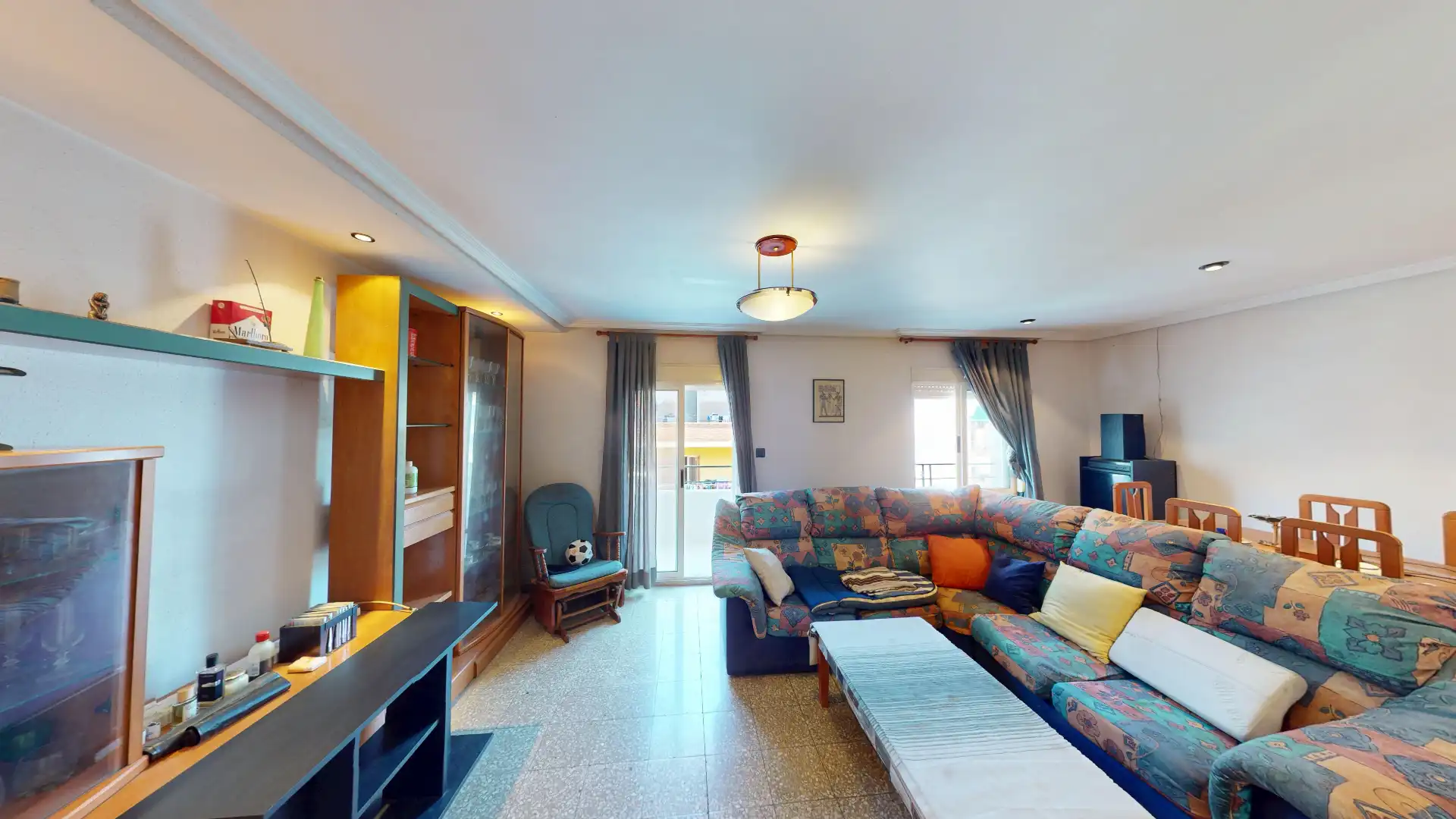 Sala de estar de Piso en venta en Alicante / Alacant con Amueblado