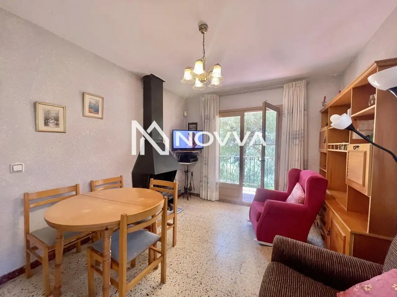 Sala d'estar de Casa o xalet en venda en Lloret de Mar amb Jardí privat