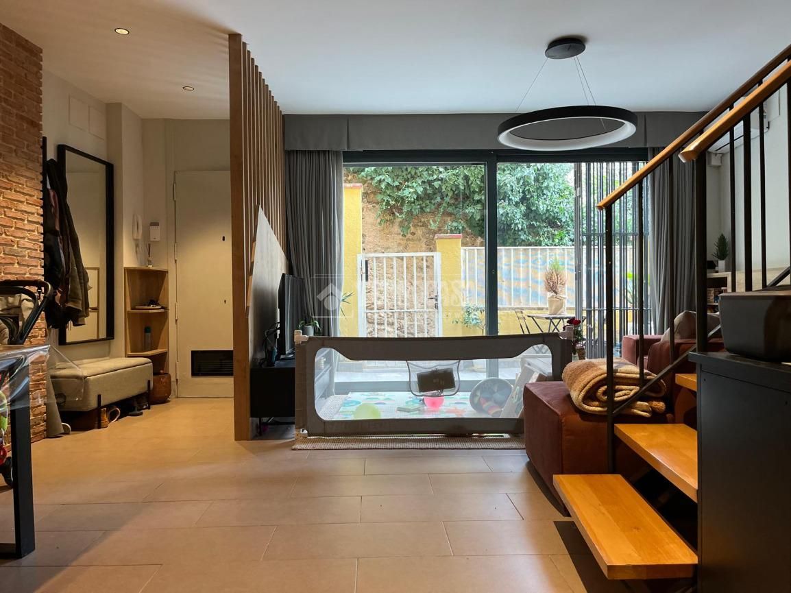 Living room of House or chalet for sale in  Barcelona Capital  with Private garden, Terrace and Balcony
