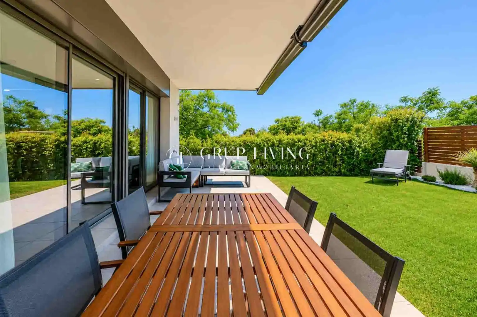 Terraza de Piso de alquiler en Sitges con Calefacción, Jardín privado y Terraza