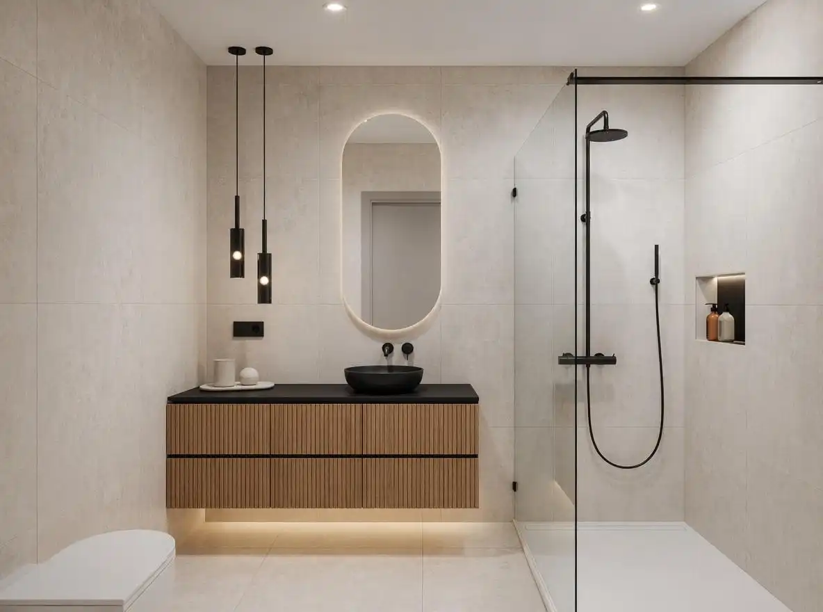 Bathroom of Flat for sale in Sant Joan d'Alacant  with Heating and Community pool