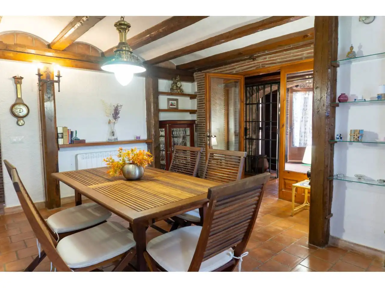 Comedor de Finca rústica en venta en Castell d'Aro, Platja d'Aro i s'Agaró con Calefacción, Jardín privado y Terraza