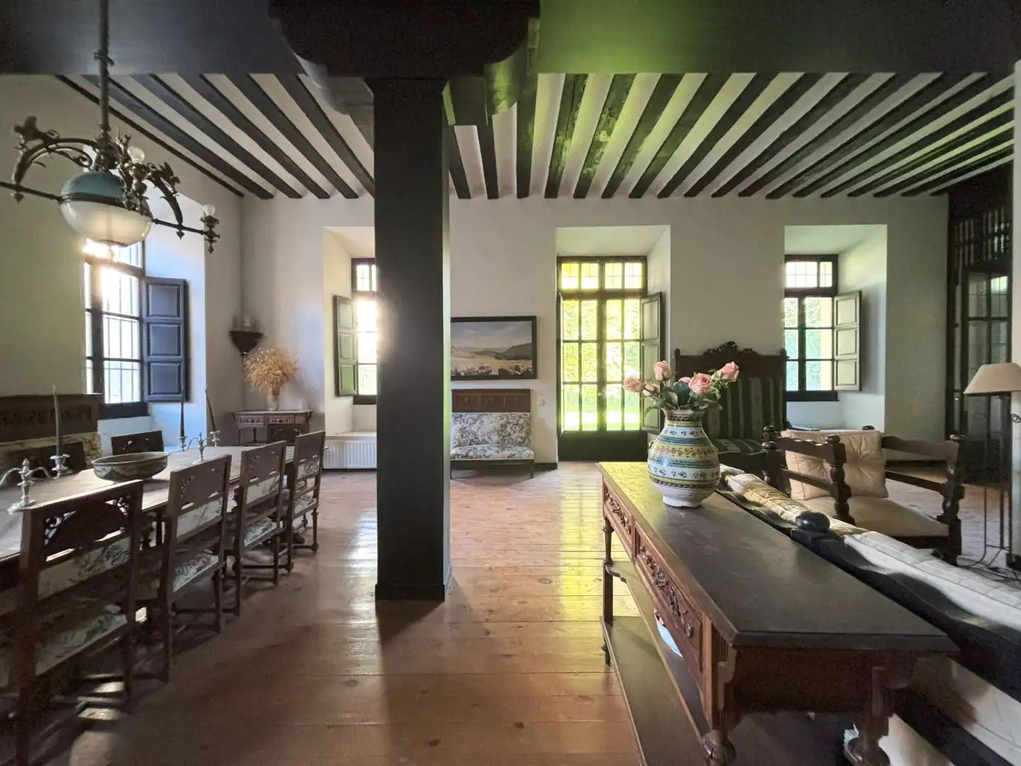 Comedor de Casa adosada en venta en Real Sitio de San Ildefonso con Calefacción, Jardín privado y Parquet