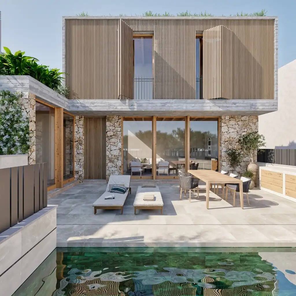 Doppelhaushälfte mit Pool zum Verkauf in Ponent, imagen 3
