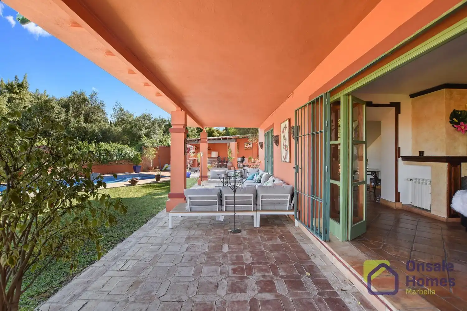 Jardí de Casa o xalet en venda en Marbella amb Aire condicionat, Jardí privat i Terrassa