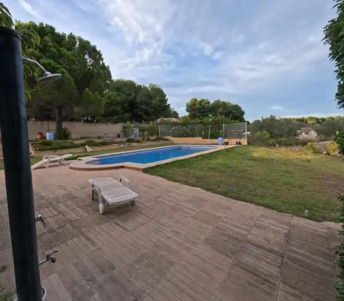 Piscina de Casa o xalet en venda en Ontinyent amb Aire condicionat, Traster i Forn