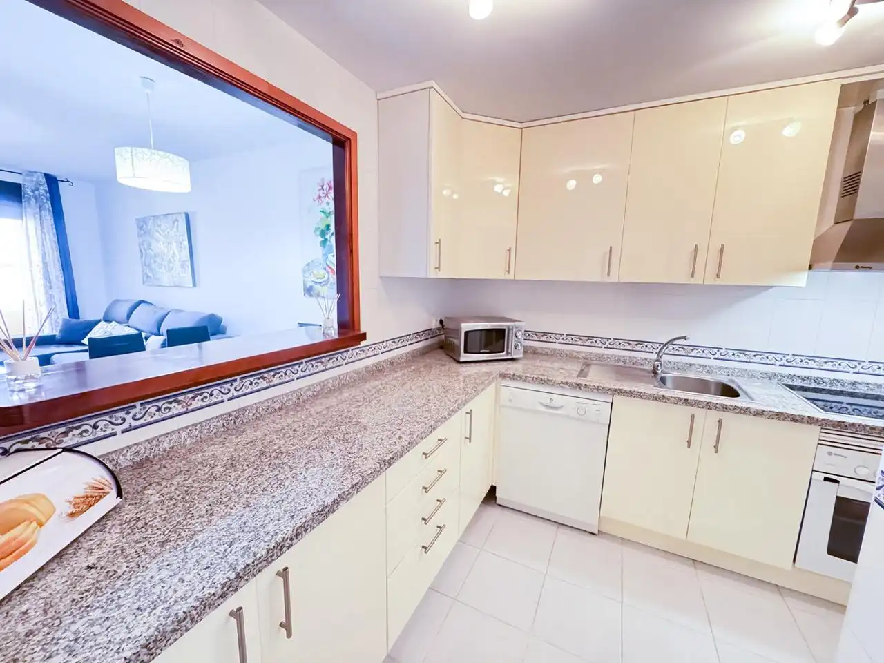 Cocina de Apartamento en venta en Manilva con Aire acondicionado, Calefacción y Terraza