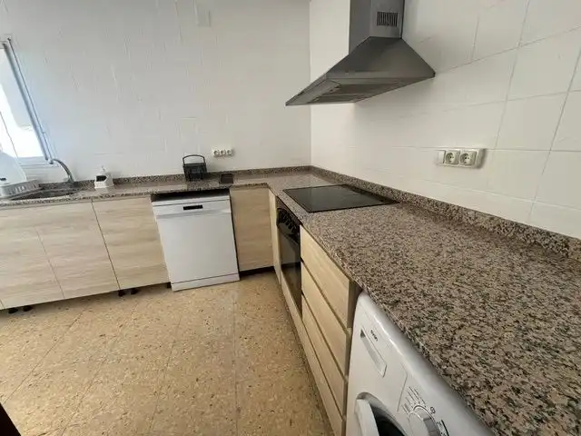 Kitchen of Flat for share in Alcoy / Alcoi  with Terrace and Furnished
