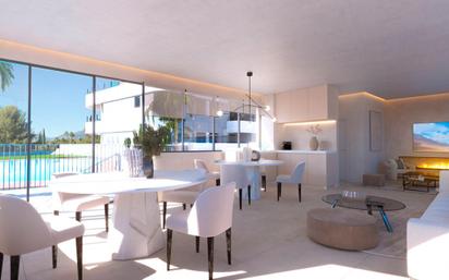 Dining room of Apartment for sale in Marbella  with Air Conditioner, Heating and Private garden