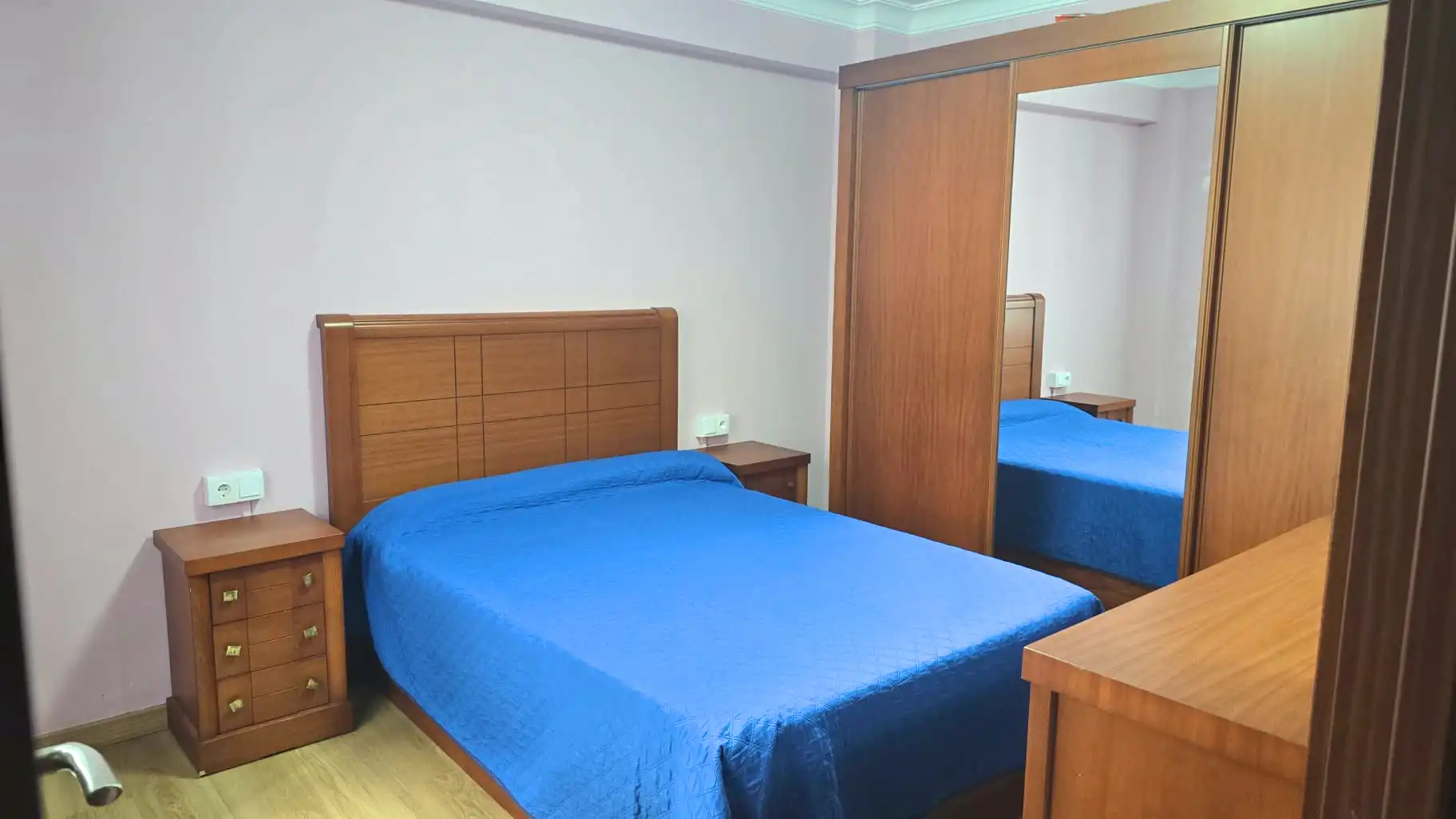 Bedroom of Flat for rent in Ferrol  with Heating, Furnished and Oven