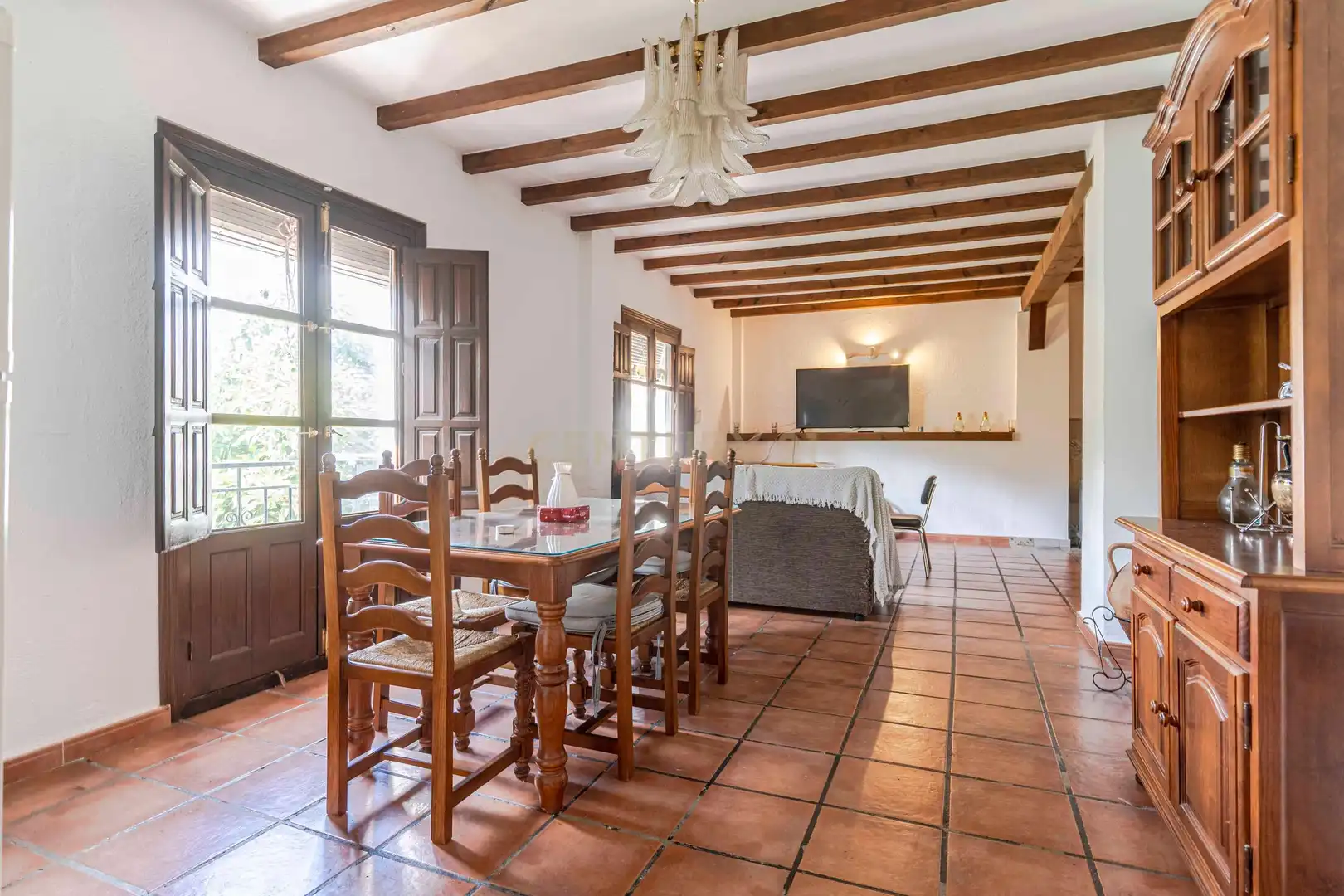 Menjador de Casa o xalet en venda en Los Guájares amb Aire condicionat, Jardí privat i Traster