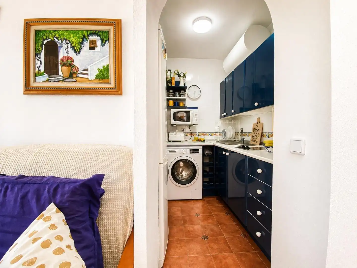 Cocina de Apartamento en venta en Benalmádena con Terraza, Amueblado y Piscina comunitaria