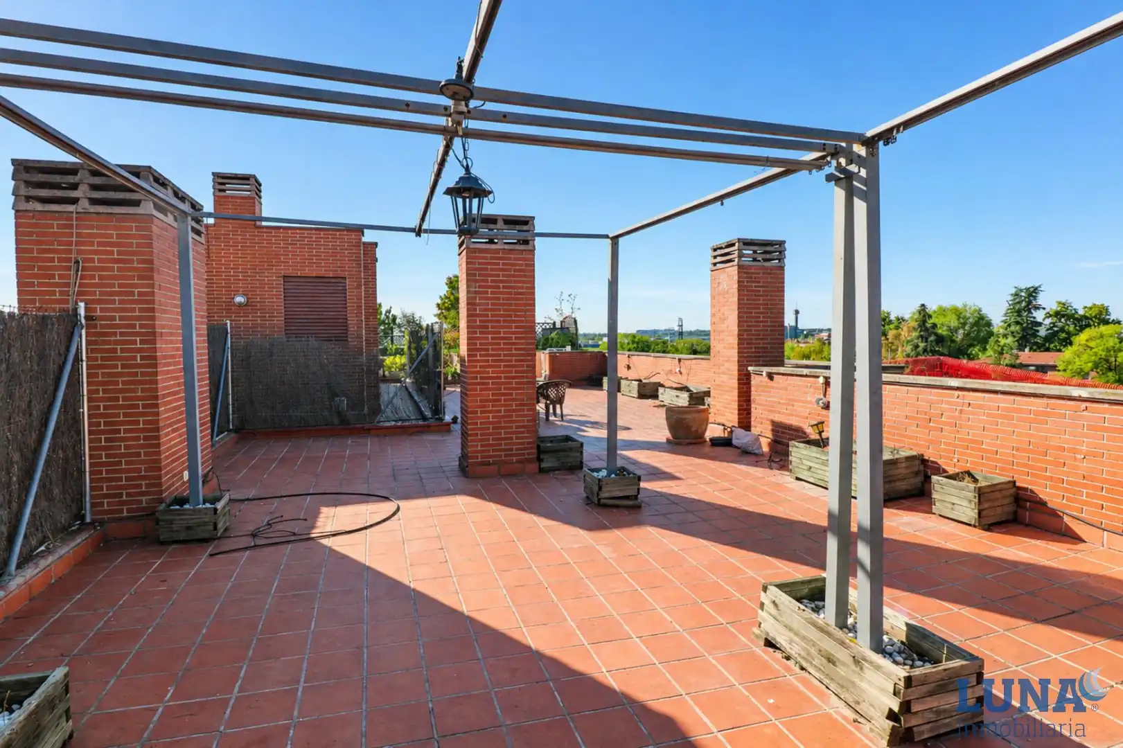 Terrasse von Dachboden zum Verkauf in Pozuelo de Alarcón mit Klimaanlage, Heizung und Parkett