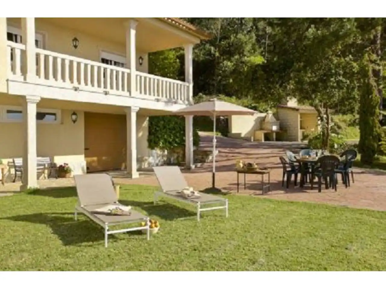 Terrasse von Haus oder Chalet zur Miete in Baiona mit Heizung, Privatgarten und Terrasse