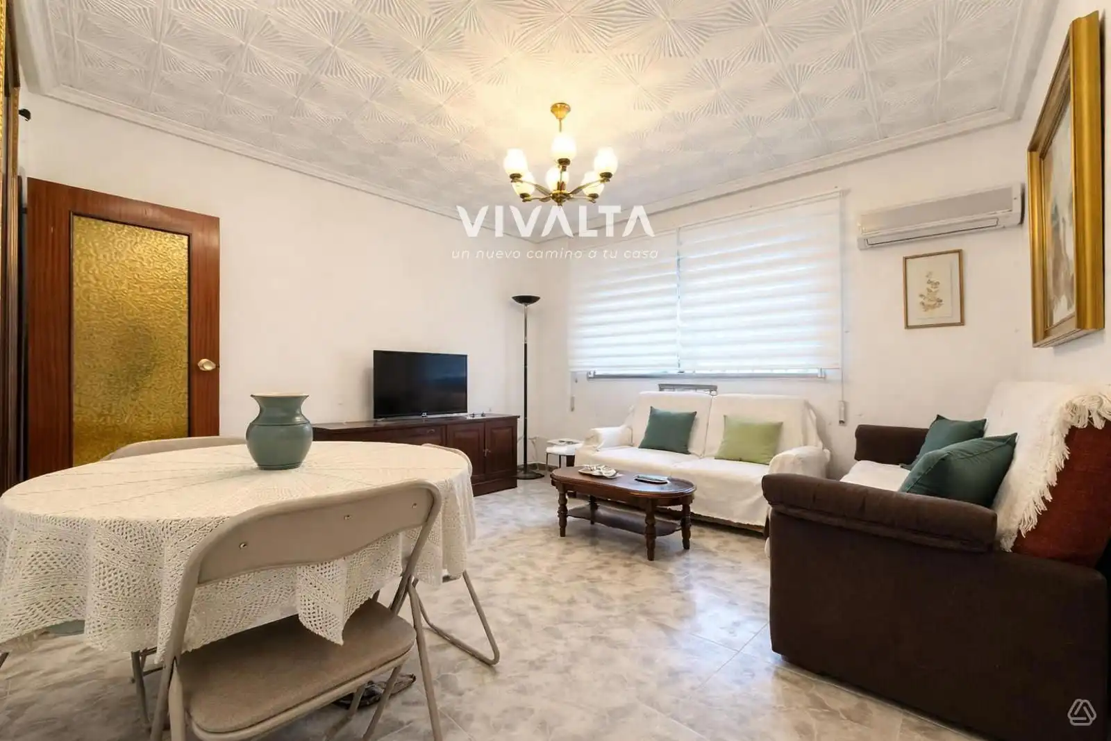 Sala d'estar de Pis en venda en Madrid amb Aire condicionat i Calefacció
