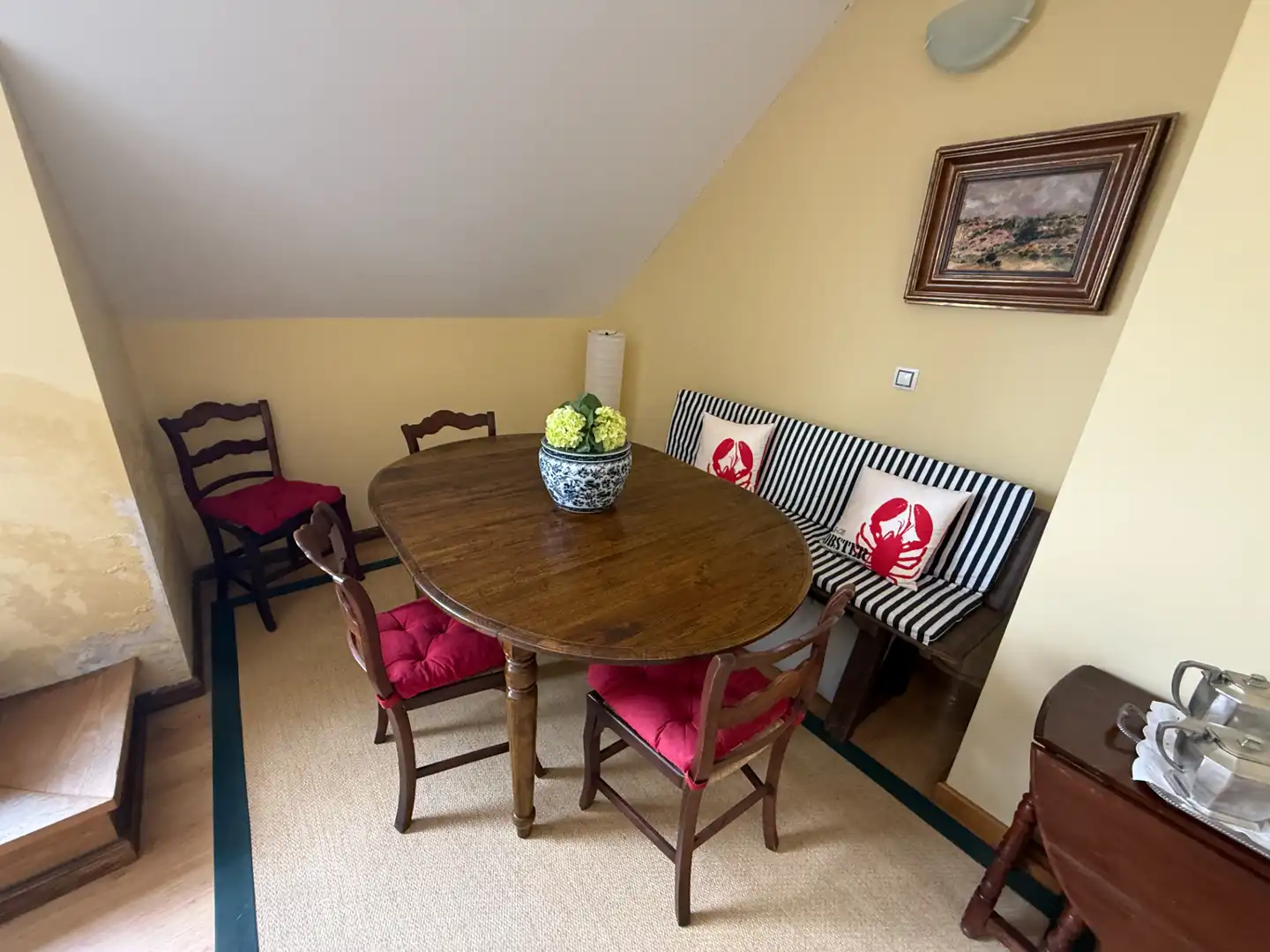 Dining room of Attic for sale in Navia  with Heating, Parquet flooring and Terrace