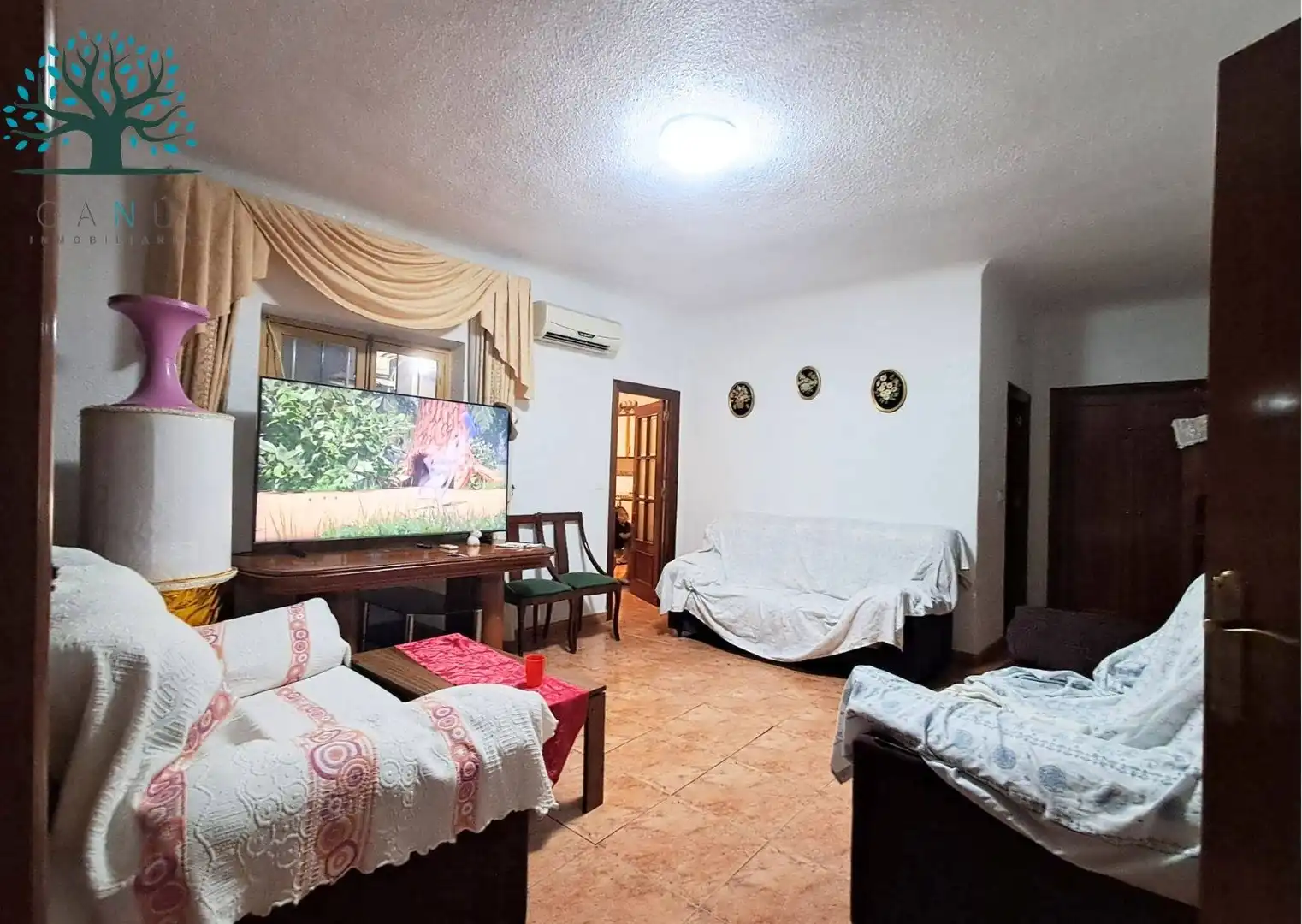 Sala de estar de Casa o chalet en venta en Mazarrón con Aire acondicionado, Terraza y Trastero